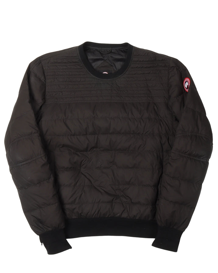 Albany Quilted Down Sweatshirt