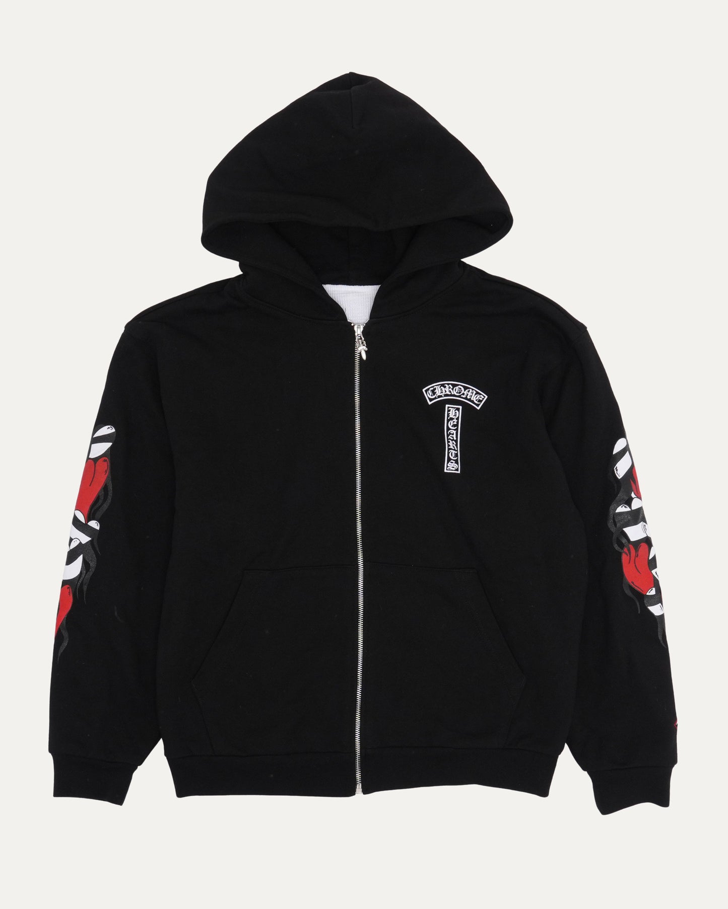 Matty Boy Thermal Lined T Bar Zip Up Hoodie