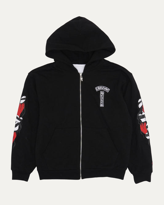 Matty Boy Thermal Lined T Bar Zip Up Hoodie