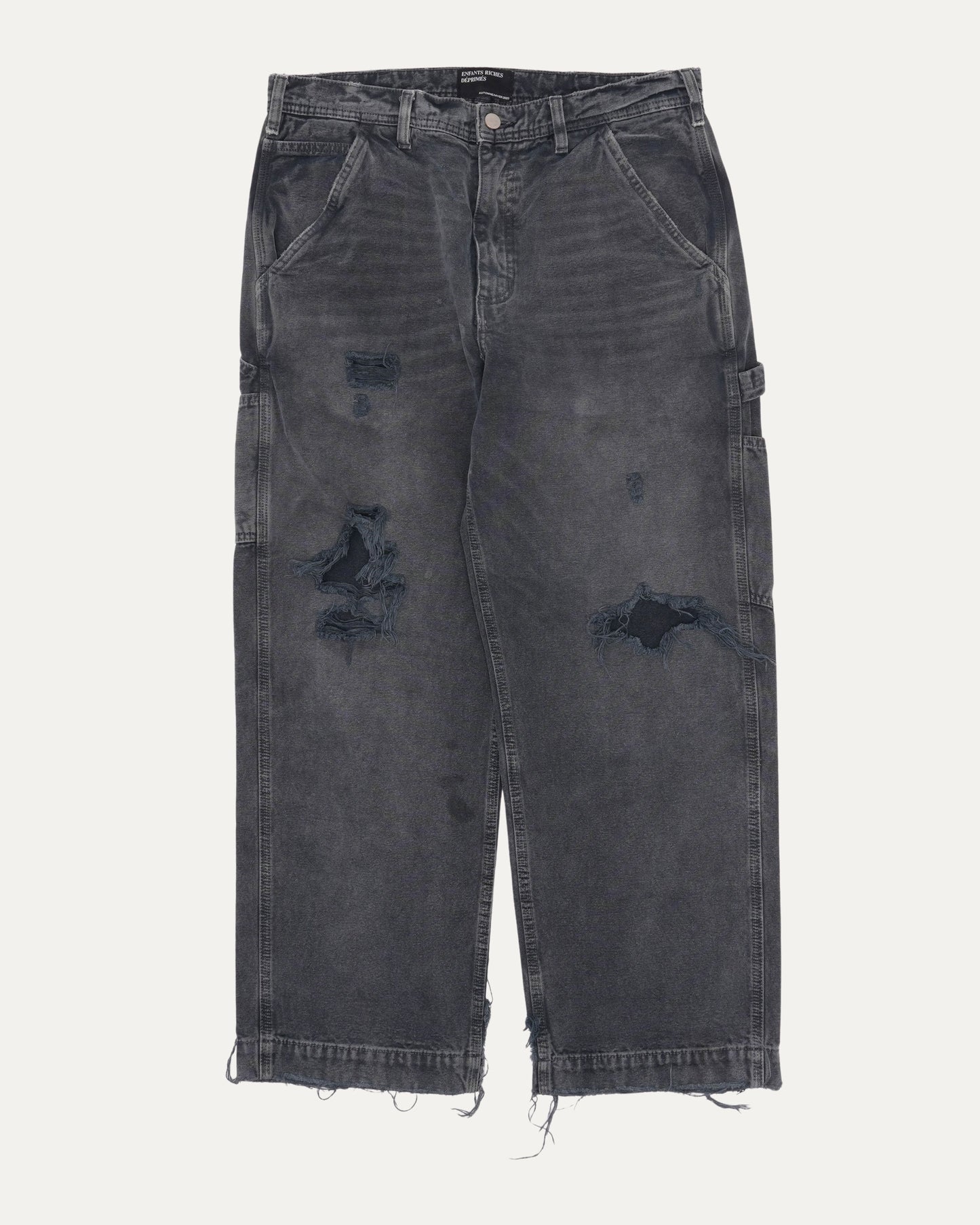 Distressed Paint Pants