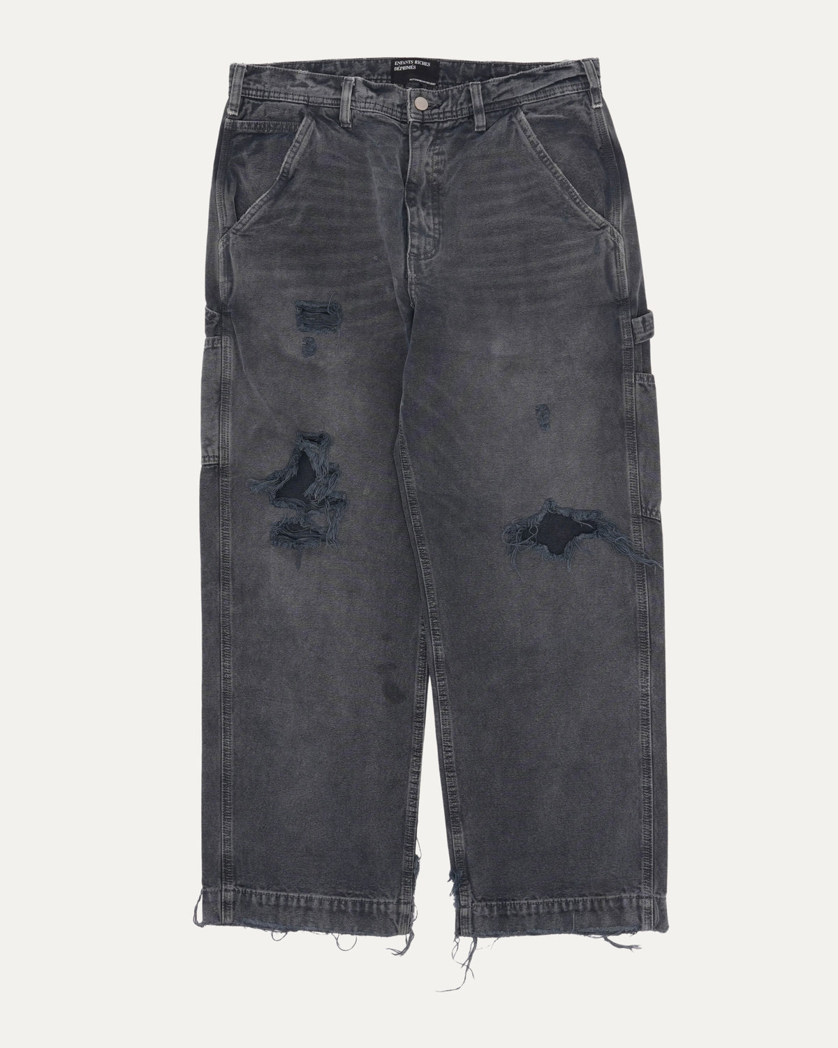 Distressed Paint Pants