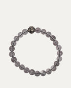 6mm Rutilated Quartz Plus Ball Bead Bracelet