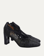 Lace Heels with Ribbon
