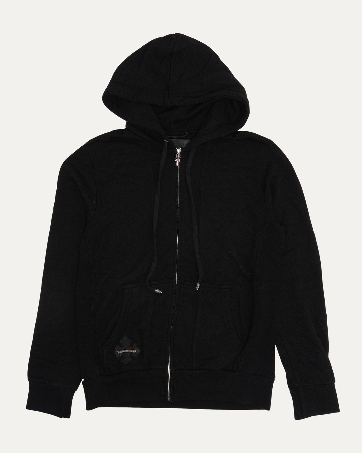 Horseshoe Patch Zip Up Hoodie