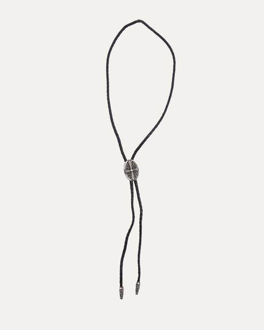 Oval Cross Bolo Tie
