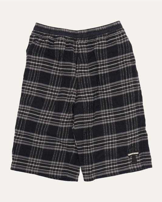 After School Cross Patch Flannel Shorts