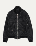 Leather MA-1 Bomber Jacket