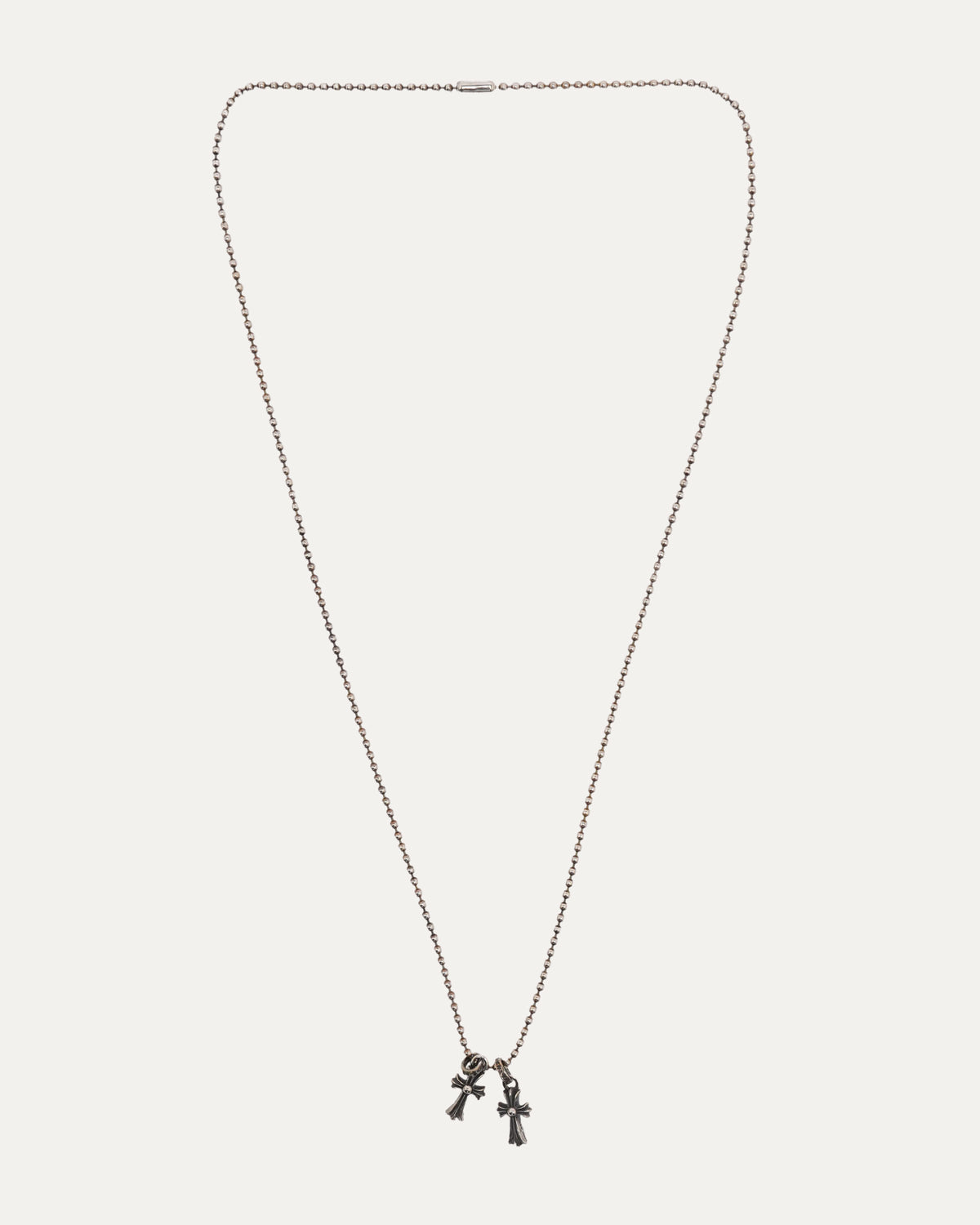Double Baby Fat Pendant w/ Ball Chain