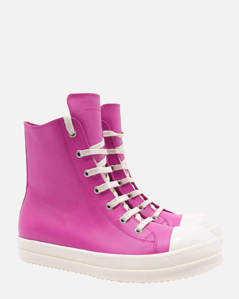 Leather Ramone High Top Sneakers