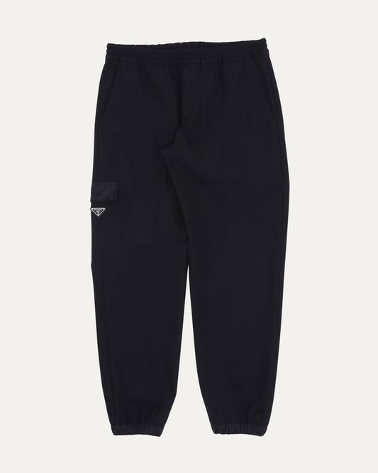 Pleated Cargo Pocket Trousers