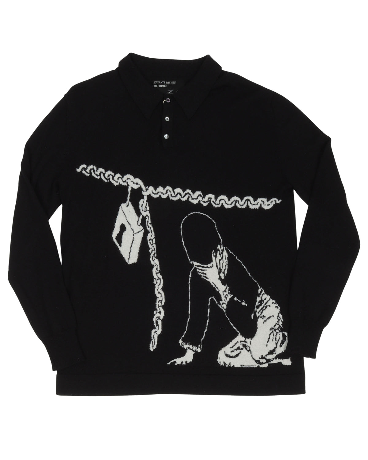 Knit Polo Long Sleeve