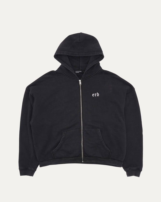 Star Gun Graphic Zip Up Hoodie