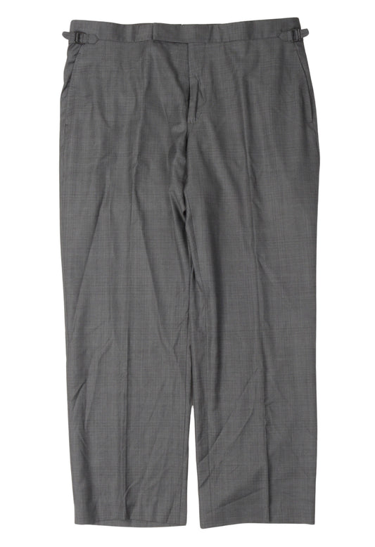 Pattern Wool Trousers