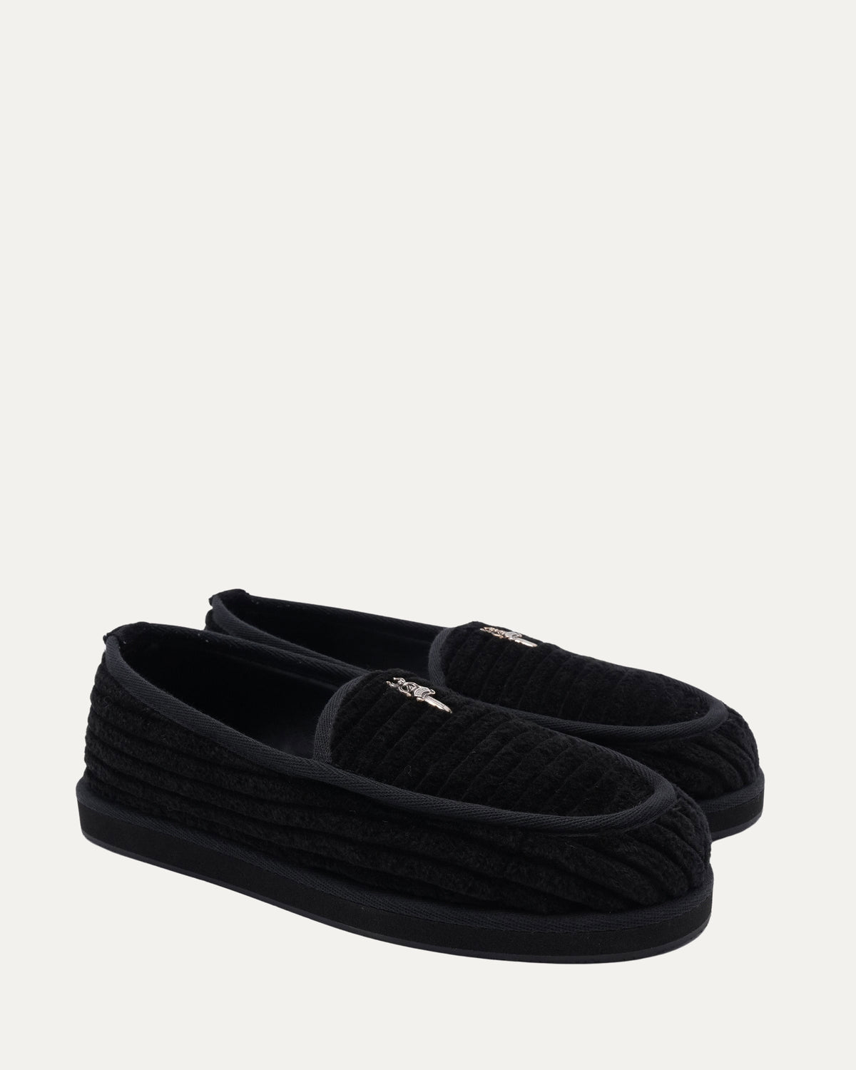 Dagger Embellished Heavy Cord House Shoes