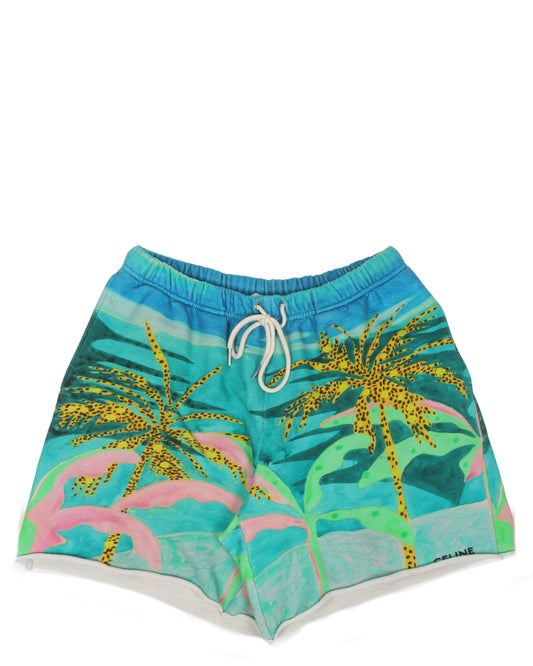 Palm Tree Sweat Shorts