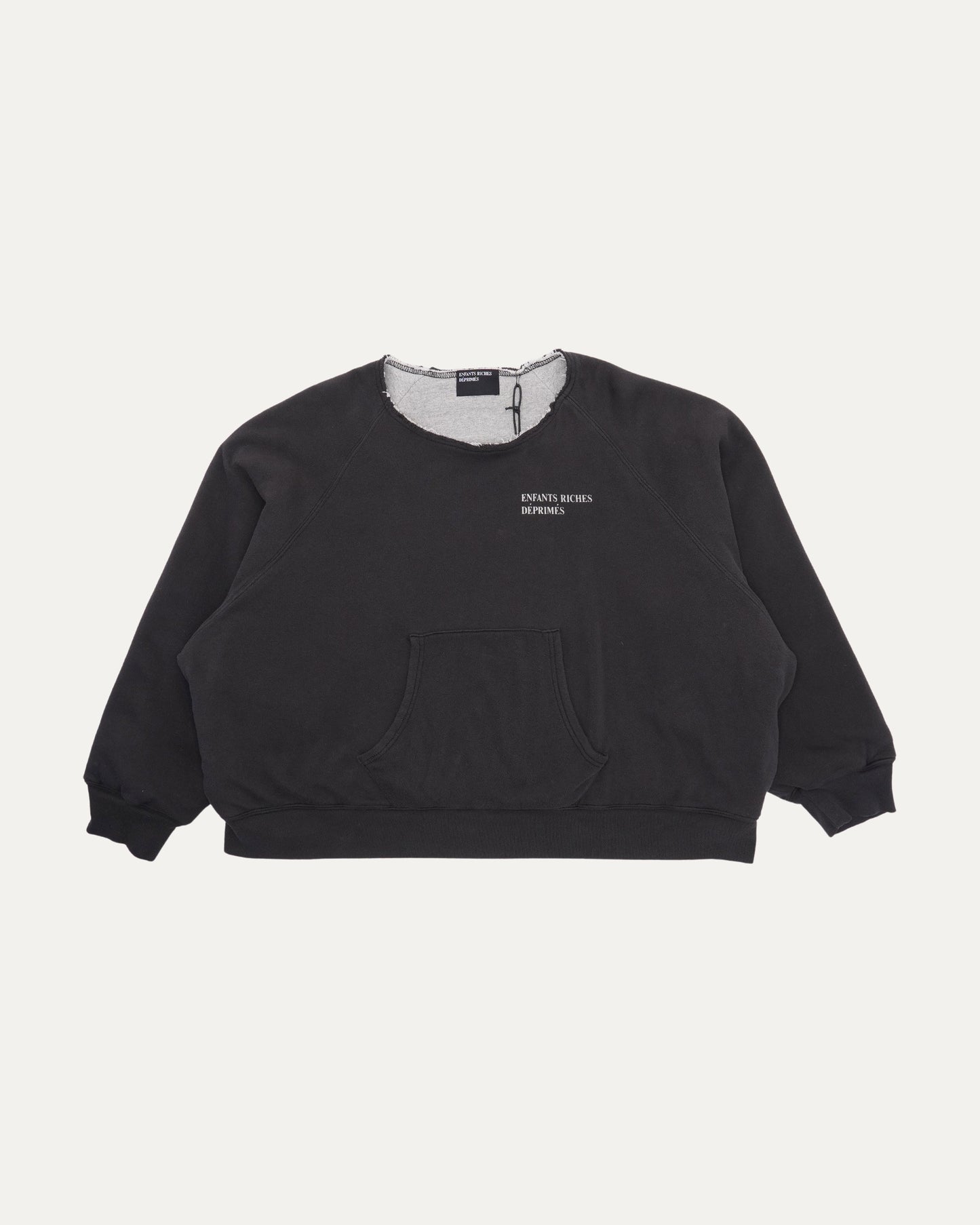Lined Logo Raglan Sweatshirt