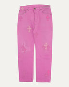 Sex Records Repaired Levi's 501 Cross Patch Jeans