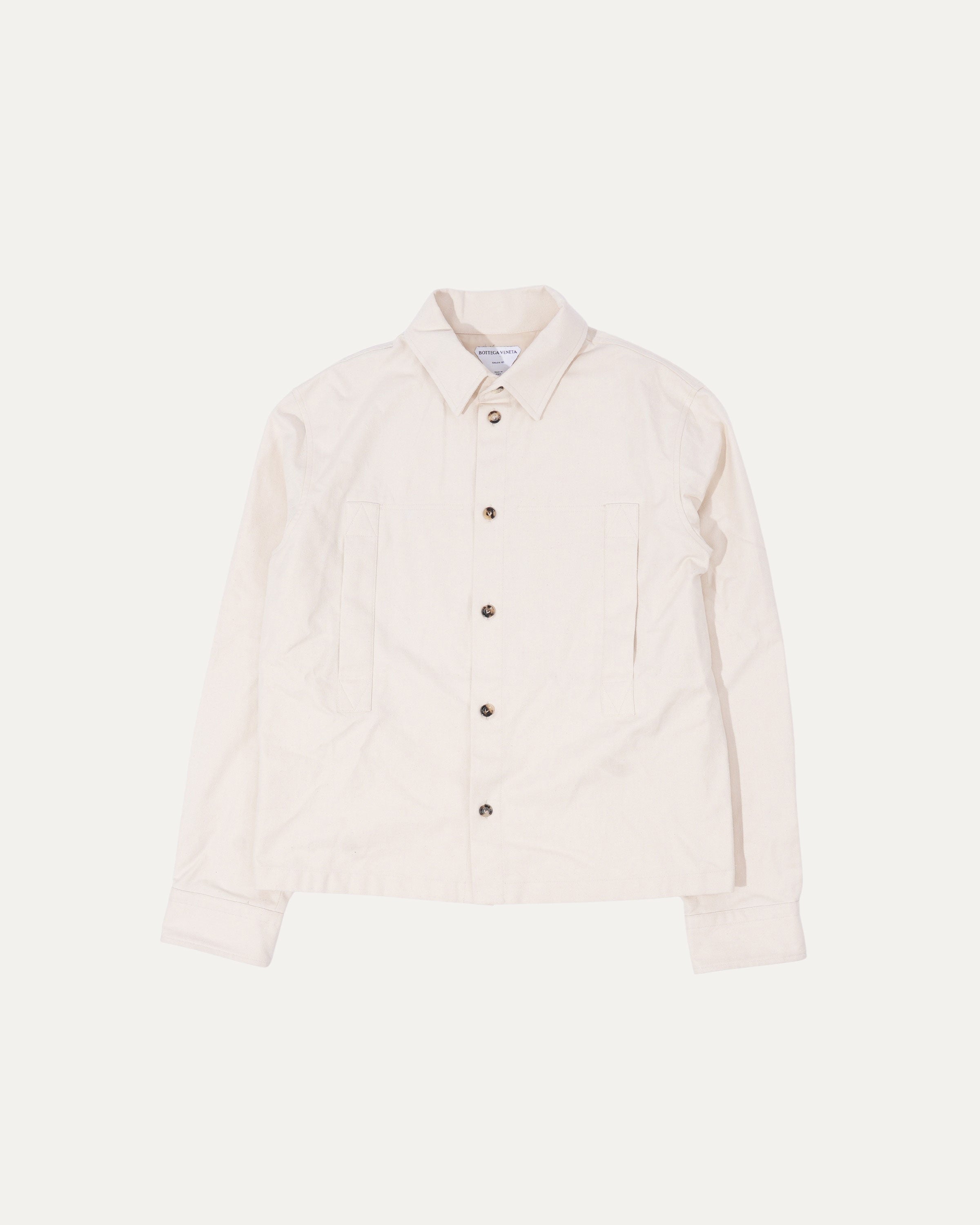 Flecked Cotton Overshirt