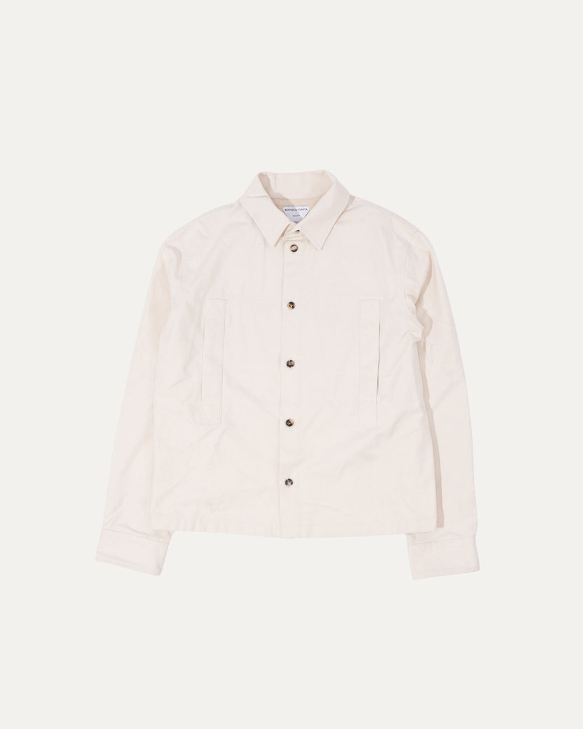 Flecked Cotton Overshirt