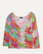 2005 Multicolored Handprint O Ring Top