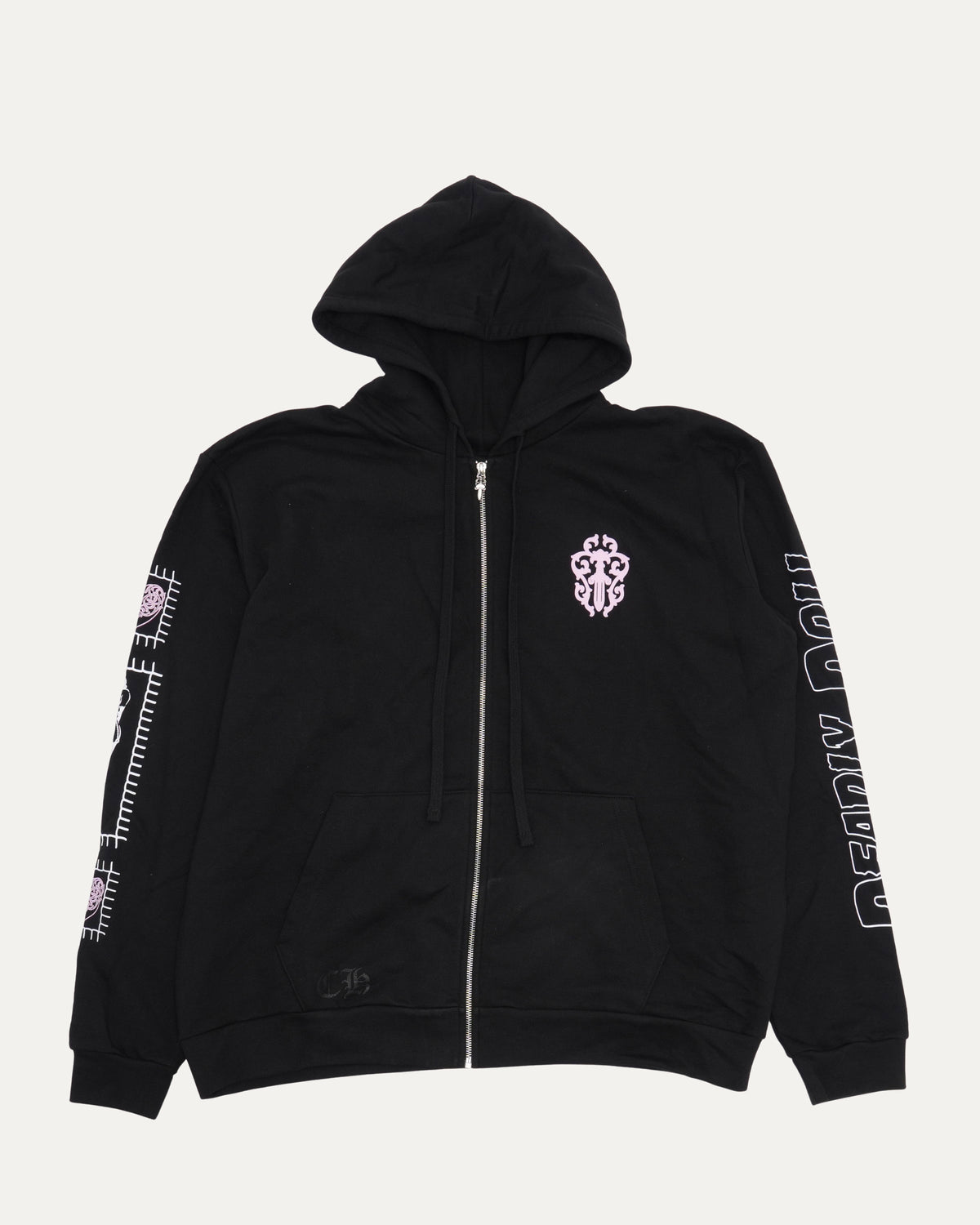 Deadly Doll Vine Dagger Zip Hoodie