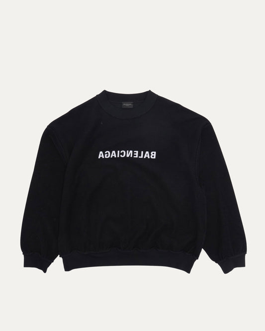 Mirror Logo Inside Out Sweatshirt