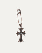 Black Diamond Tiny Fat Pendant on Diamond Safety Pin