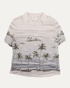 Beach Print Short Sleeve Shirt