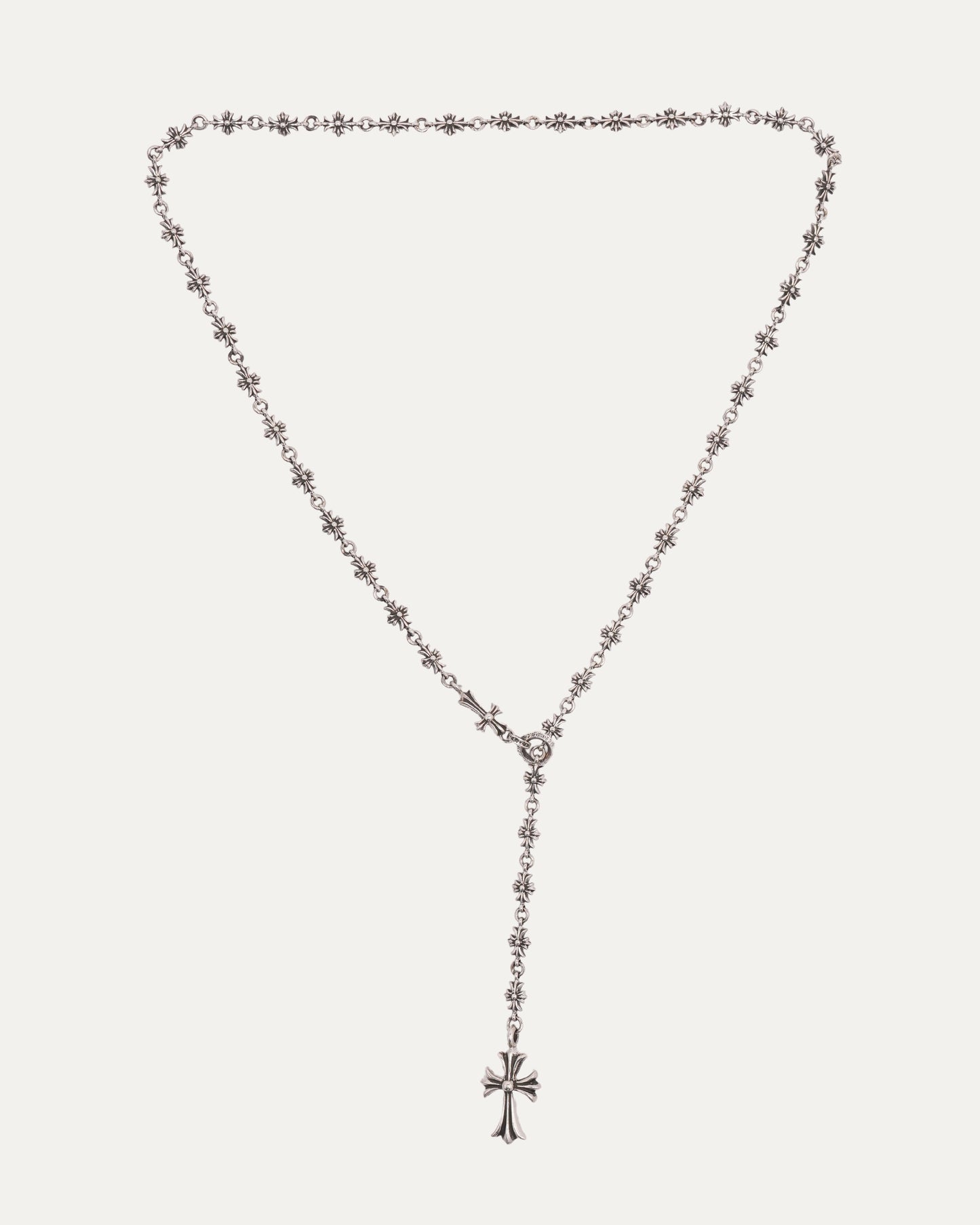Tiny E Choke Chain Necklace