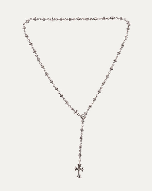 Tiny E Choke Chain Necklace