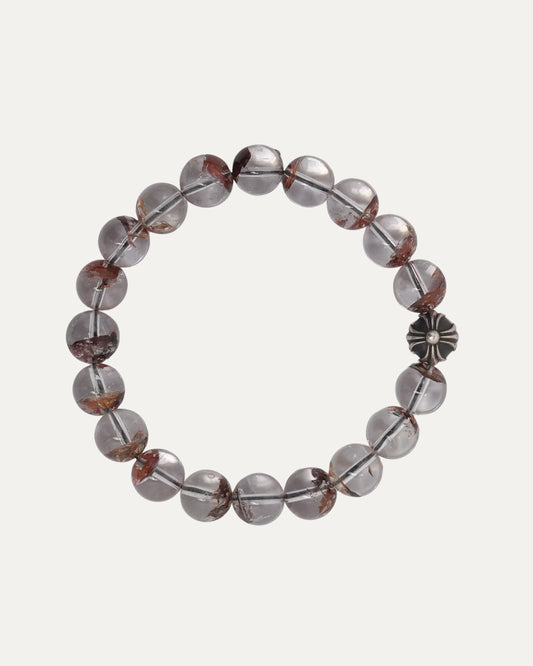 8mm Rutilated Quartz Bead Bracelet