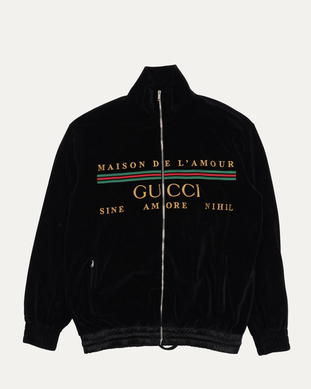 Velour Track Jacket