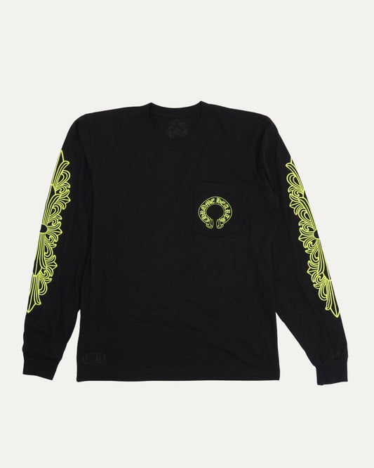 Horseshoe Logo Long Sleeve Pocket T-Shirt