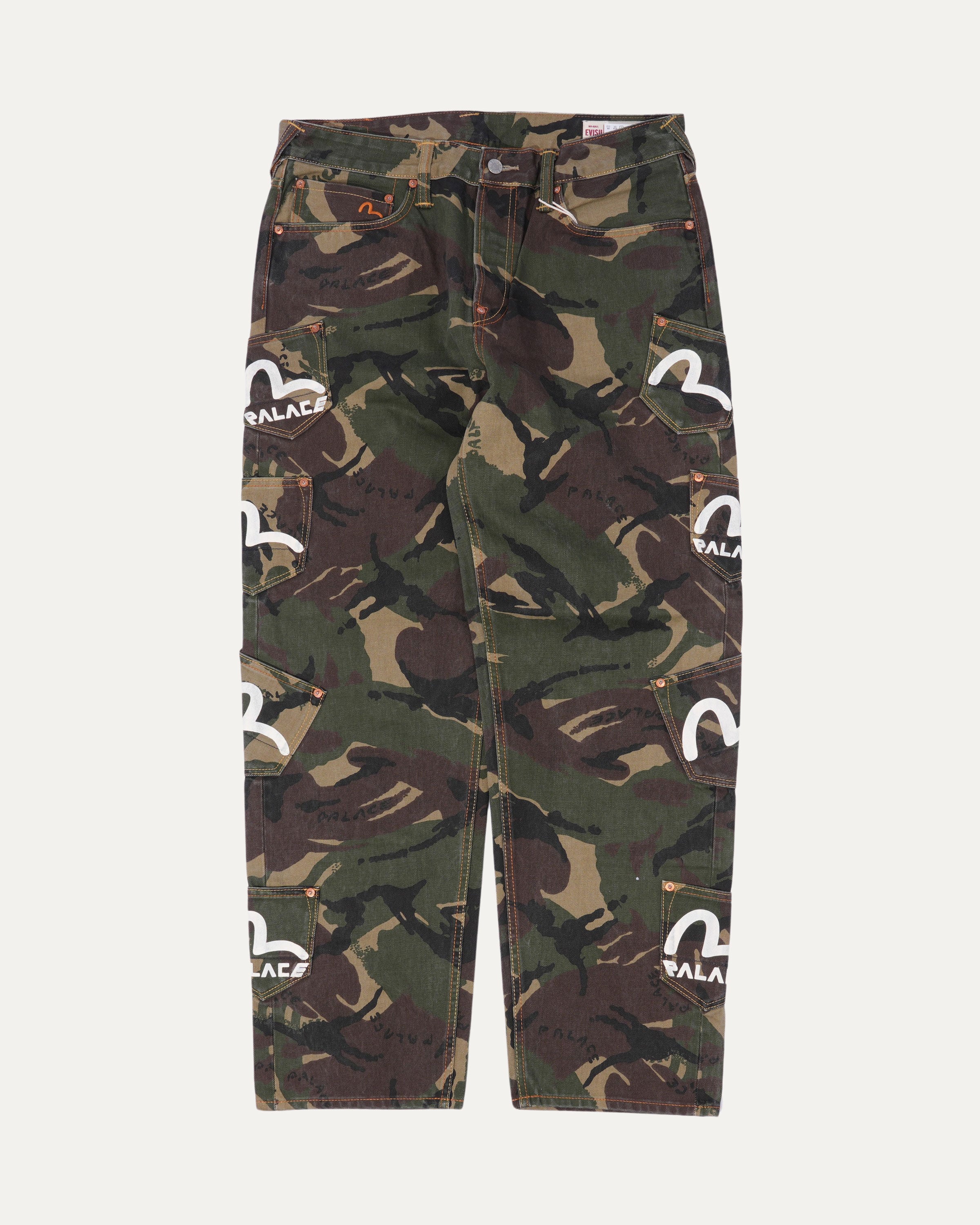 Evisu Camouflage Denim Jeans