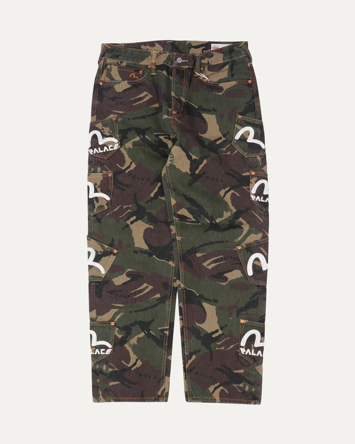 Evisu Camouflage Denim Jeans