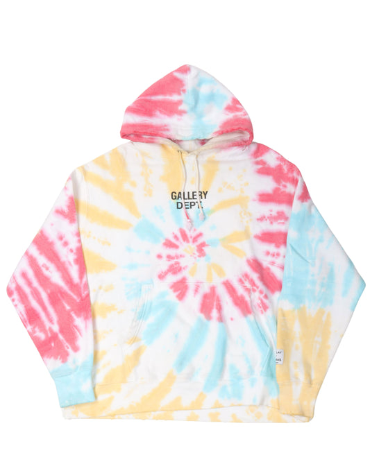 Tie Dye Small Logo Hoodie