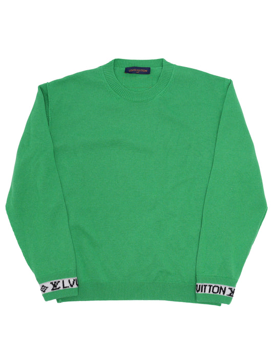 Cuffs Cashmere Crewneck Sweater
