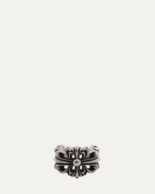 Double Floral Open Ring