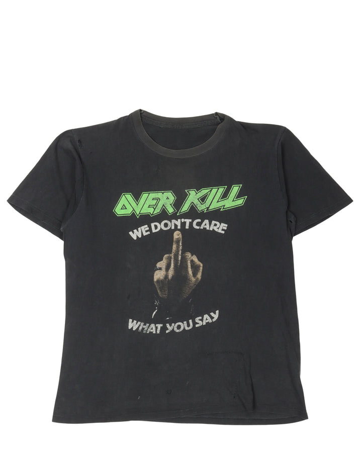 Overkill We Don't Care What You Say T-Shirt