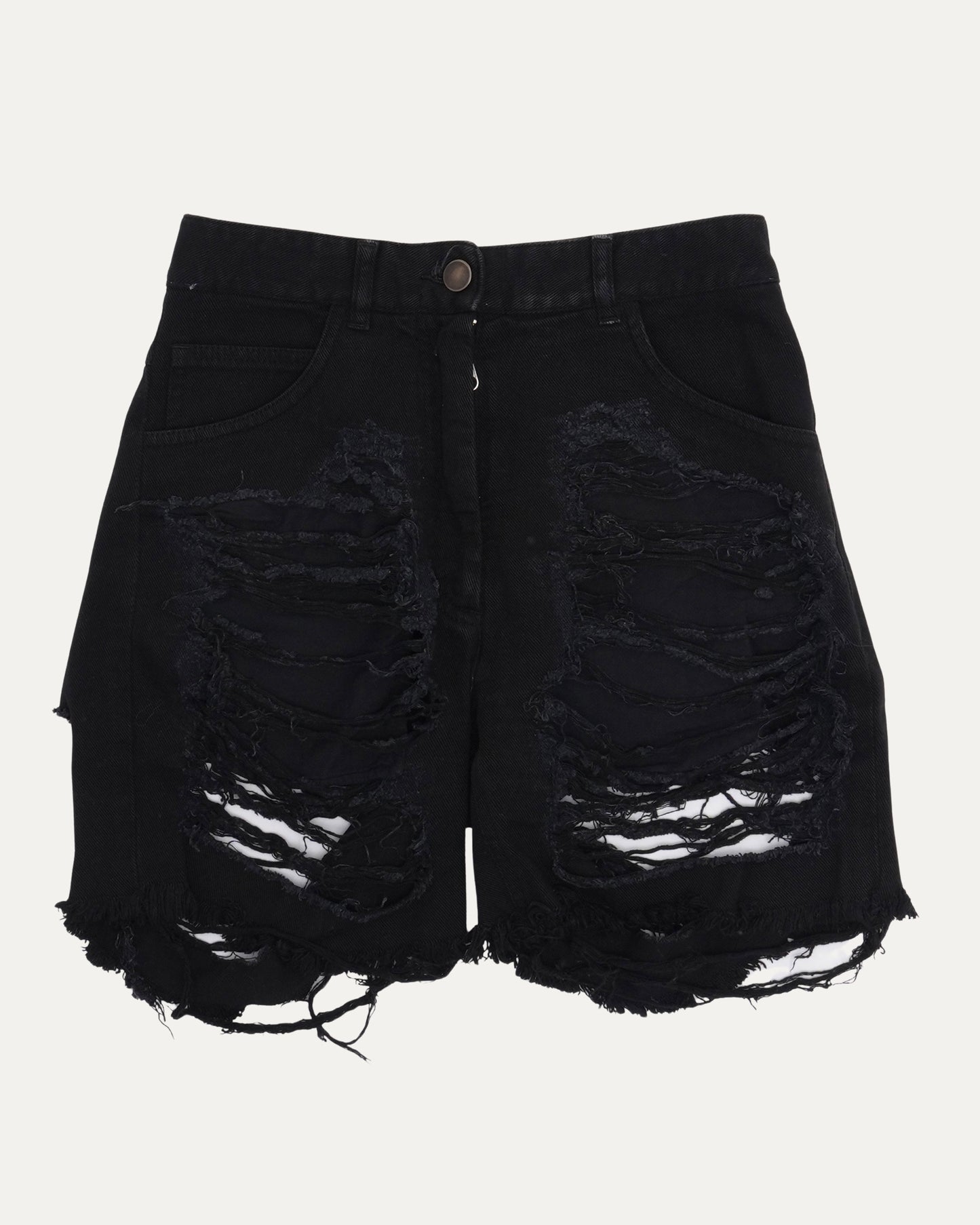 Distressed Jean Shorts