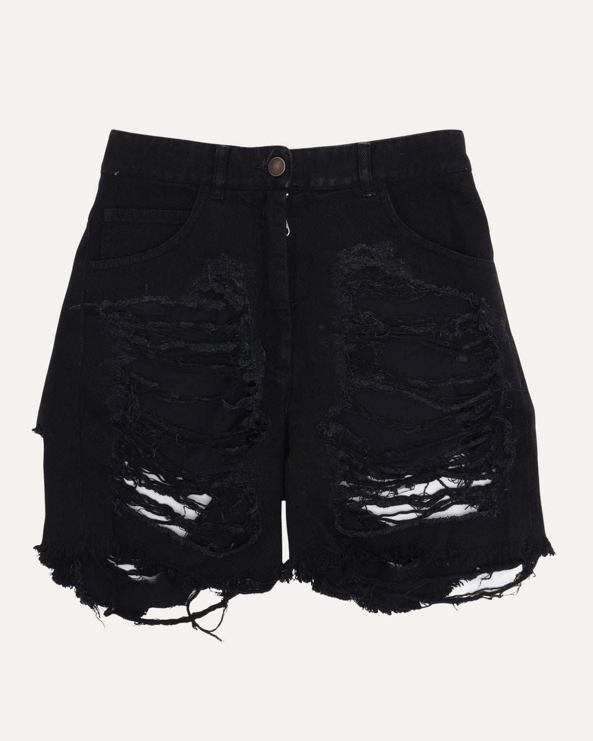 Distressed Jean Shorts