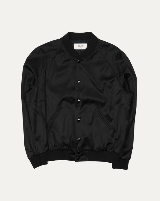 Studded Logo Bomber Jacket