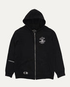 Vintage Thermal Lined Fleur Logo Zip Up Hoodie