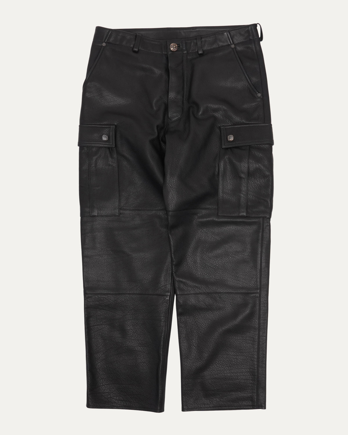 Leather Cargo Pants