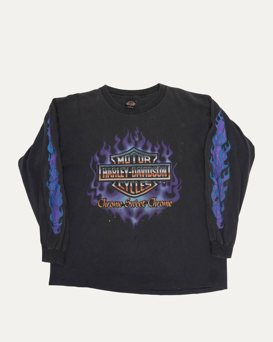 Harley Davidson Chrome Sweet Chrome Cleveland, OH Long Sleeve T-Shirt