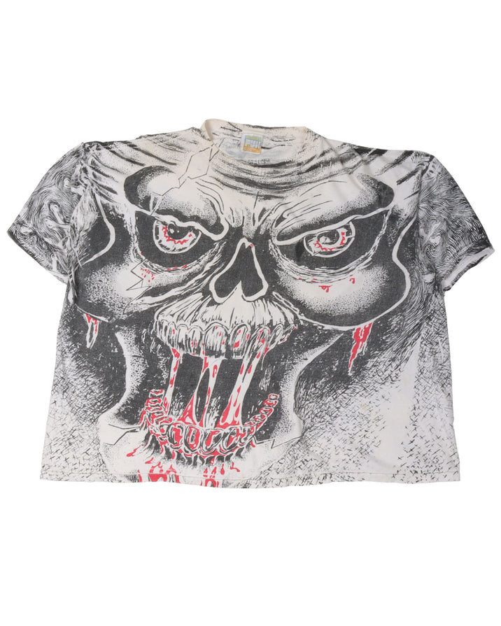 Skull All Over Print T-Shirt