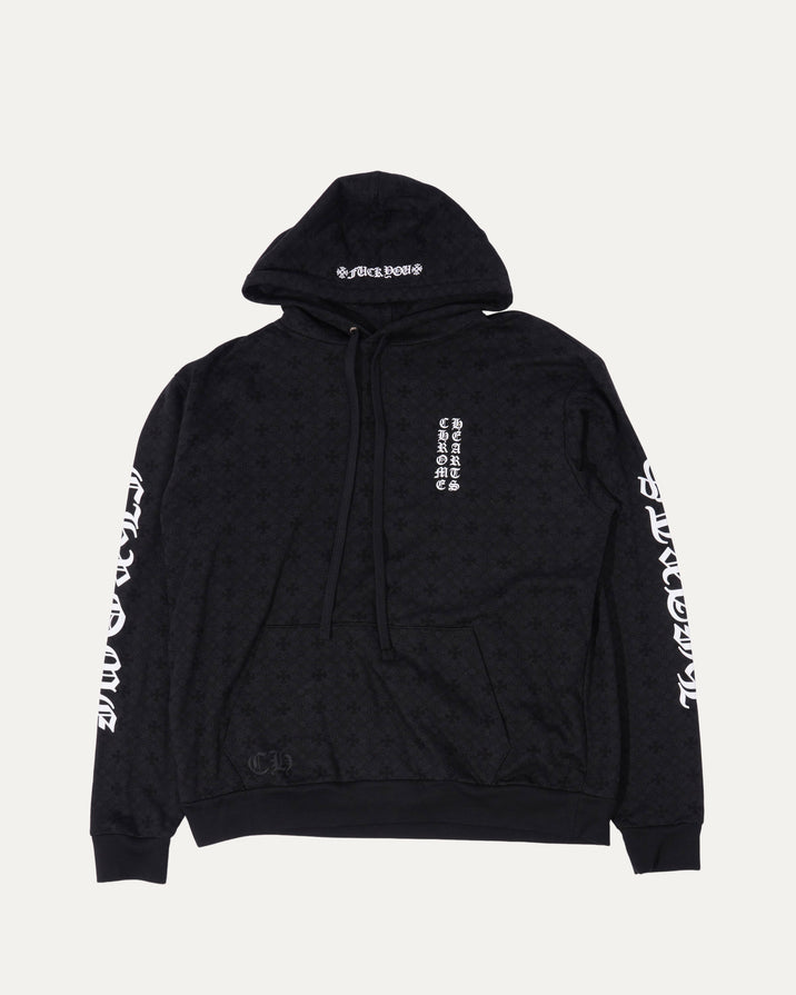 Monogram Vertical Logo Hoodie