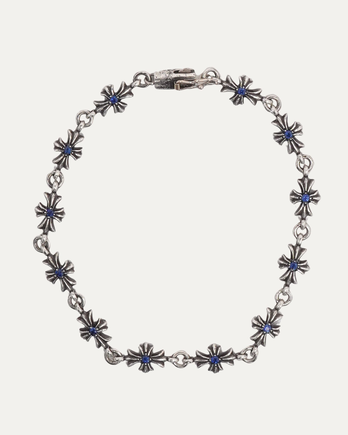 Sapphire Tiny E Bracelet