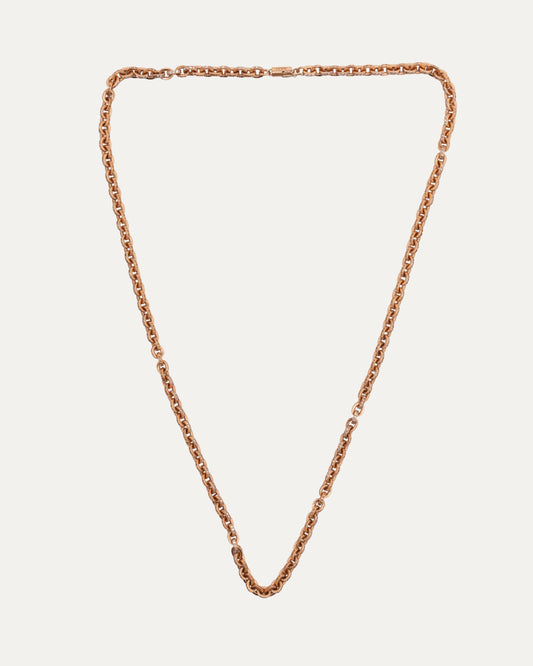 Gold & Diamond Paper Chain Necklace