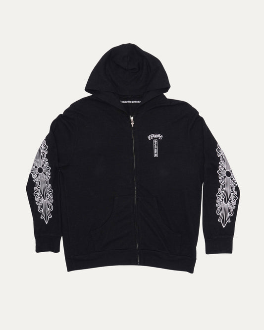T Bar Zip Up Hoodie